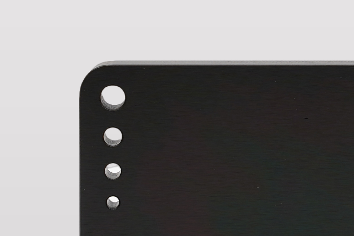 Black Oxide Finish Sample