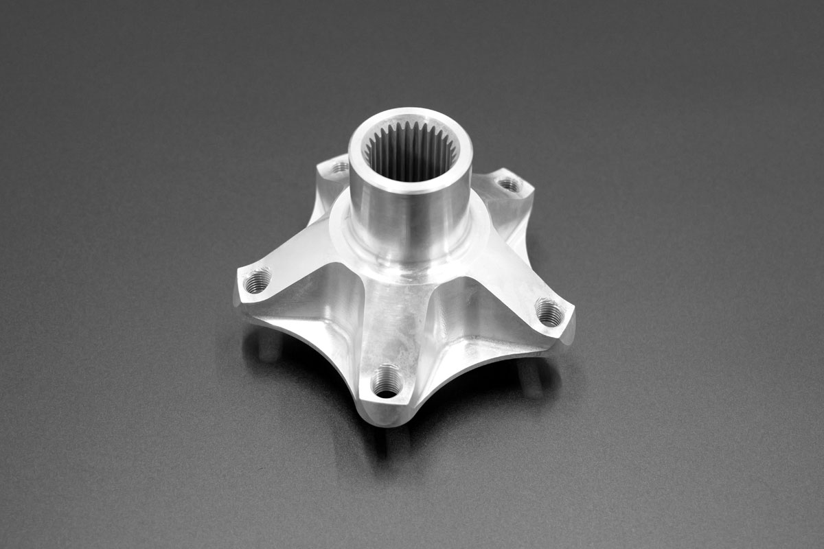 6061 aluminum five-star spline hub flange